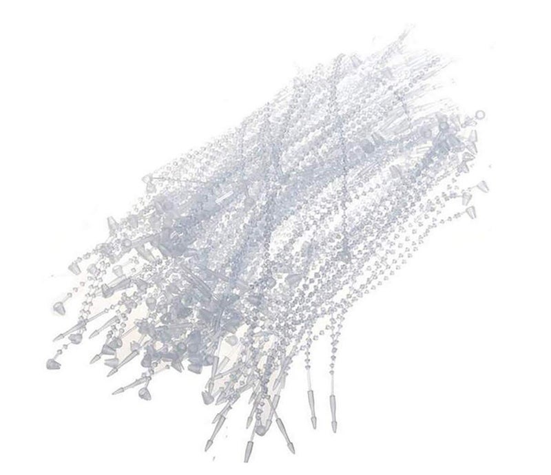 Suoirblss 1000 PCS Pin Adjustable Security Beaded Loop Tie Plastic Paper Prices Tag Fasteners Loop Tie Security Cable Fasteners for Paper Prices Tag (Clear, Length 5 Inch) - Image 1